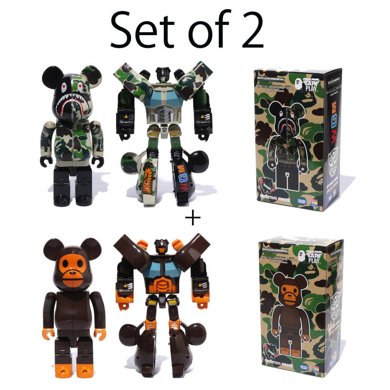 パズル付き A BATHING APE BE@RBRICK TRANSFORMERS 200