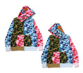 A BATHING APE ABC CAMO CRAZY SHARK FULL ZIP HOODIE