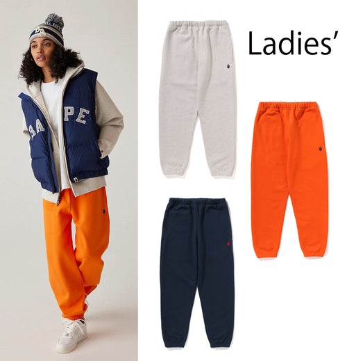 A BATHING APE Ladies' ONE POINT SWEAT PANTS