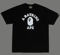 A BATHING APE GID REFLECTOR COLLEGE TEE