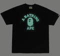 A BATHING APE GID REFLECTOR COLLEGE TEE