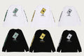 A BATHING APE BAPE CARD GRAPHIC L/S TEE ( ONLINE EXCLUSIVE )