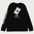 A BATHING APE BAPE CARD GRAPHIC L/S TEE ( ONLINE EXCLUSIVE )