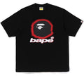 A BATHING APE SPRAY APE HEAD RELAXED FIT TEE