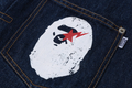 A BATHING APE JAPAN DENIM COLLECTION APE HEAD DENIM JACKET