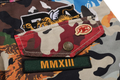 A BATHING APE Ladies' HYBRID CAMO MULTI LOGO SKIRT