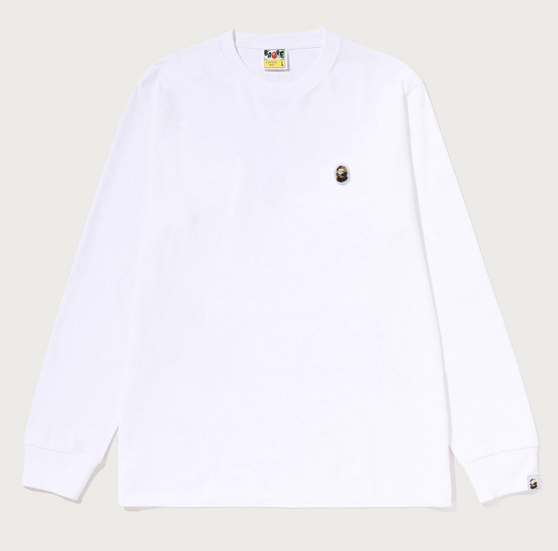 A BATHING APE 1ST CAMO ONE POINT LS TEE