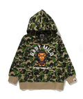 A BATHING APE BAPE KIDS ABC CAMO BABY MILO PULLOVER HOODIE