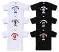 A BATHING APE PALM TREE CAMO COLLEGE TEE