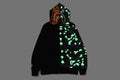 A BATHING APE CITY CAMO TIGER SHARK FULL ZIP HOODIE