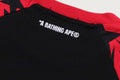 A BATHING APE STA PATTERN BAPE STA RAGLAN CROPPED FIT L/S TEE