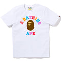 A BATHING APE Ladies' COLORS COLLEGE TEE