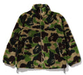 A BATHING APE ABC CAMO METAL ONE POINT BOA JACKET