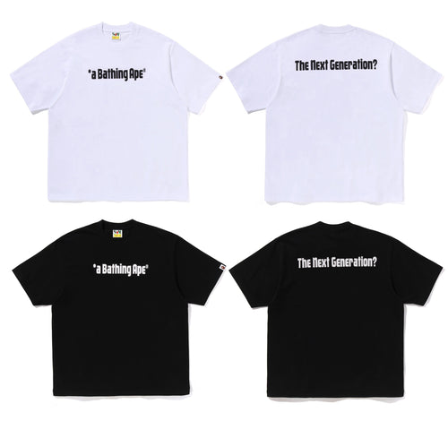 A BATHING APE A BATHING APE LOGO RELAXED FIT TEE