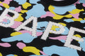 A BATHING APE NEW MULTI CAMO RHINESTONE REGULAR FIT CREWNECK SWEAT SHIRT