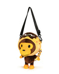 A BATHING APE BABY MILO STORE BABY MILO PLUSH DOLL CROSS BAG TAKOYAKI