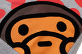 A BATHING APE BAPE KIDS BIG BABY MILO CREWNECK SWEATSHIRT