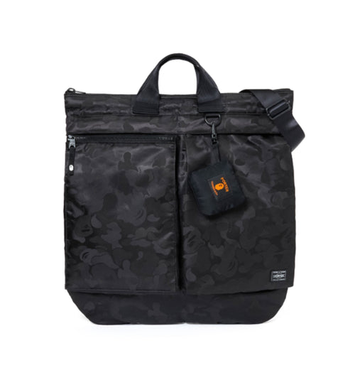 A BATHING APE BAPE x PORTER 2WAY HELMET BAG