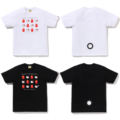 A BATHING APE BAPE x SANRIO CHARACTERS HELLO KITTY TEE - happyjagabee store