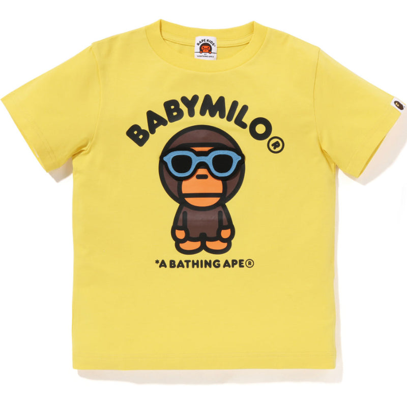 A BATHING APE BAPE KIDS BABY MILO SUNGLASS PATCH TEE