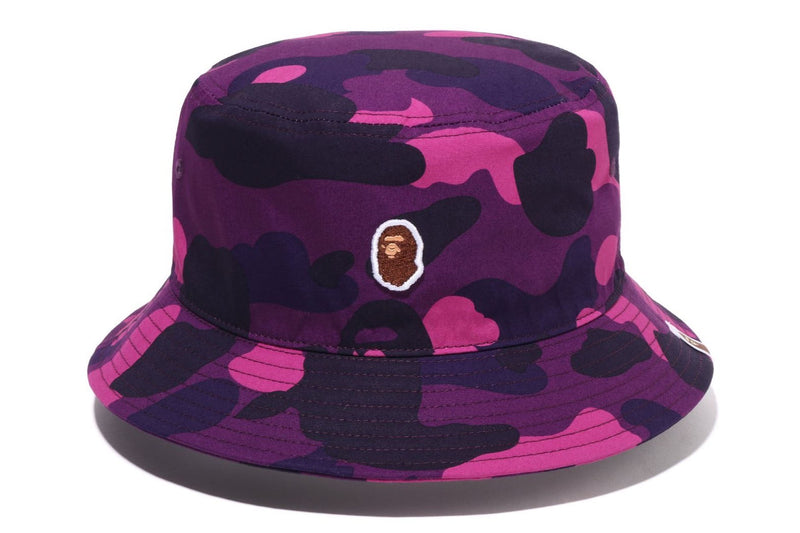 A BATHING APE COLOR CAMO BUCKET HAT