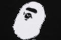 A BATHING APE HAND DRAW BAPE LOGO RELAXED FIT TEE