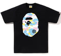 A BATHING APE NEW MULTI CAMO BIG APE HEAD TEE