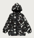 A BATHING APE BAPE KIDS CITY CAMO REVERSIBLE HOODIE JACKET