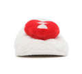 A BATHING APE APEE HEART FURRY SLIPPER
