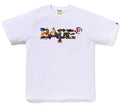 A BATHING APE HYBRID CAMO MIXED BAPE LOGO TEE