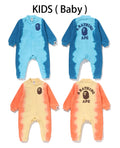A BATHING APE BAPE KIDS GRADATION COLLEGE COVERALL - happyjagabee store