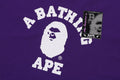 A BATHING APE MAD FACE COLLEGE L/S TEE ( RELAXED FIT )