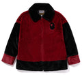 A BATHING APE (B)APE FAUX FUR JACKET