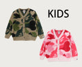 A BATHING APE BAPE KIDS ABC CAMO CARDIGAN