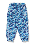 A BATHING APE BAPE KIDS ABC CAMO TRACK PANTS