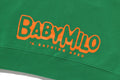 A BATHING APE BAPE KIDS BABY MILO SKULL ZIP DOUBLE HOODIE