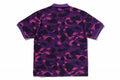 A BATHING APE COLOR CAMO ONE POINT RELAXED FIT POLO