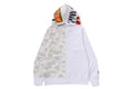 A BATHING APE CITY CAMO TIGER SHARK FULL ZIP HOODIE