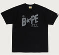 A BATHING APE GID REFLECTOR BAPE STA TEE