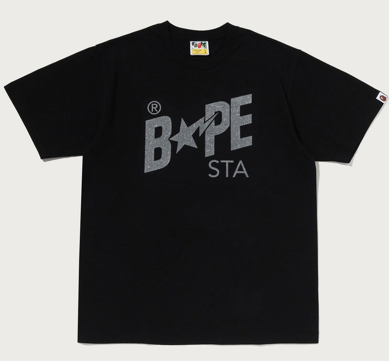 A BATHING APE GID REFLECTOR BAPE STA TEE