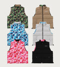 A BATHING APE ABC CAMO REVERSIBLE DOWN VEST