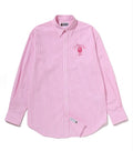 A BATHING APE Ladies' COLLEGE STRIPE SHIRT