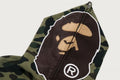 A BATHING APE 1ST CAMO 2ND APE FULL ZIP HOODIE
