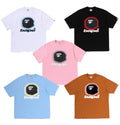 A BATHING APE SPRAY APE HEAD RELAXED FIT TEE