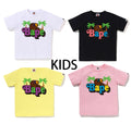 A BATHING APE BAPE KIDS MILO ON BAPE SUMMER TEE