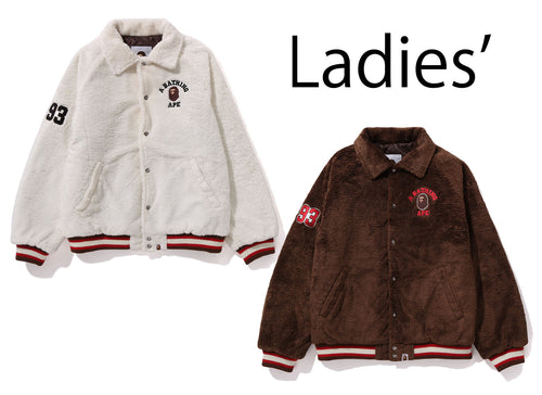 A BATHING APE Ladies' COLLEGE BOA VARSITY JACKET