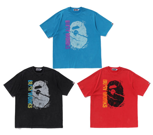 A BATHING APE GARMENT DYE RELAXED FIT TEE