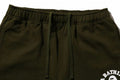 A BATHING APE COLLEGE SWEAT SHORTS