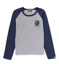 A BATHING APE Ladies' BY BATHING APE RAGLAN L/S TEE