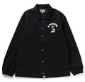 A BATHING APE ONLINE EXCLUSIVE GO APE POINTER COLLEGE COACH JACKET